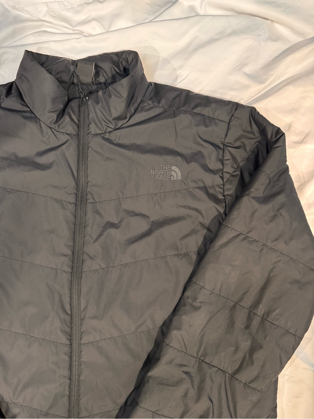 The North Face Men's Charcoal Gray Puffer Jacket